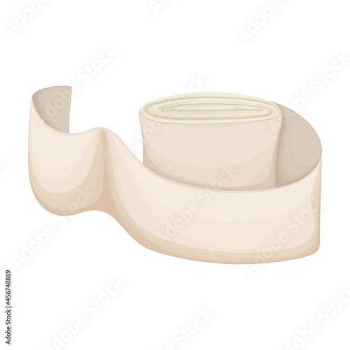 Bandage vector cartoon icon. Vector illustration band on white background. Isolated cartoon illustration icon of bandage .