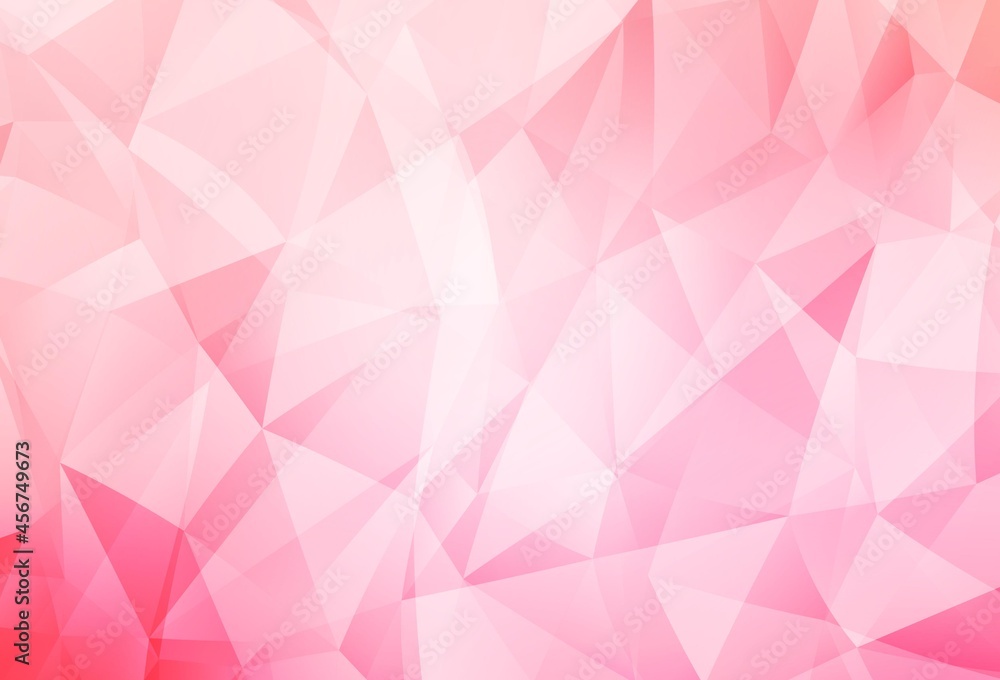 Light Pink, Yellow vector gradient triangles template. Light Pink, Yellow vector gradient triangles template.