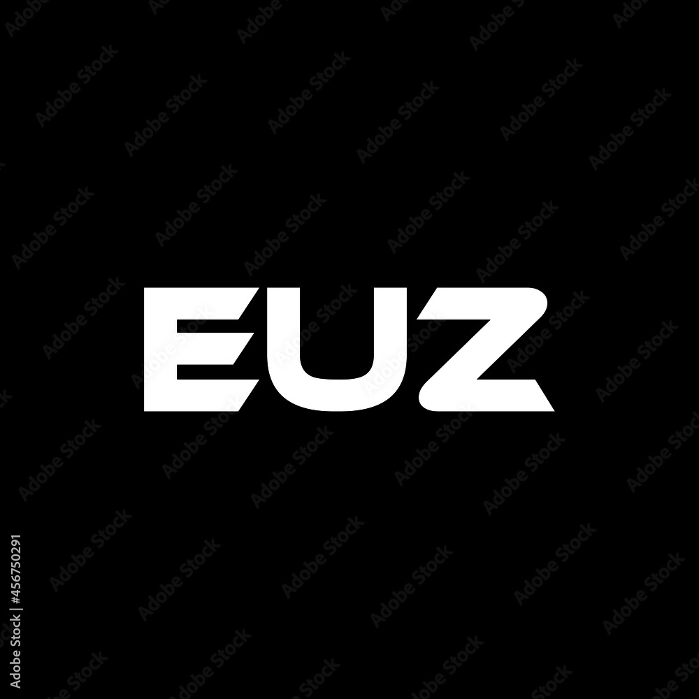 EUZ letter logo design with black background in illustrator, vector logo modern alphabet font overlap style. calligraphy designs for logo, Poster, Invitation, etc. EUZ letter logo design with black background in illustrator, vector logo modern alphabet font overlap style. calligraphy designs for logo, Poster, Invitation, etc.