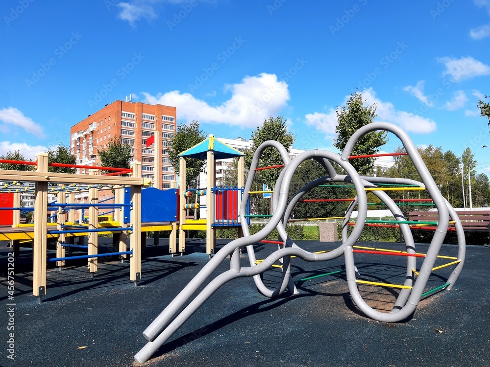 Fototapeta premium Children's playground in the park