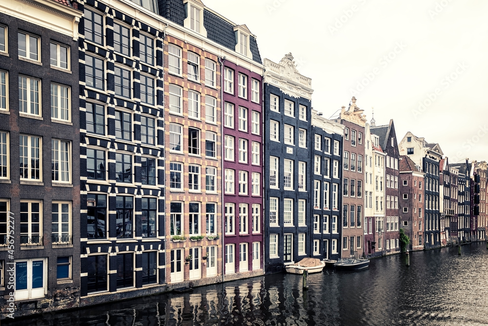 Amsterdam city in the daytime, Netherlands