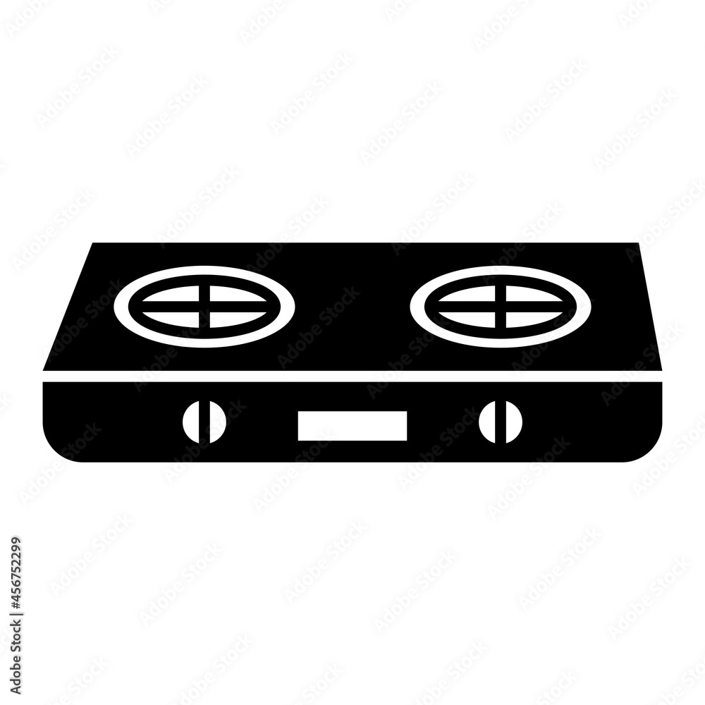 Fototapeta premium Vector Stove Glyph Icon Design
