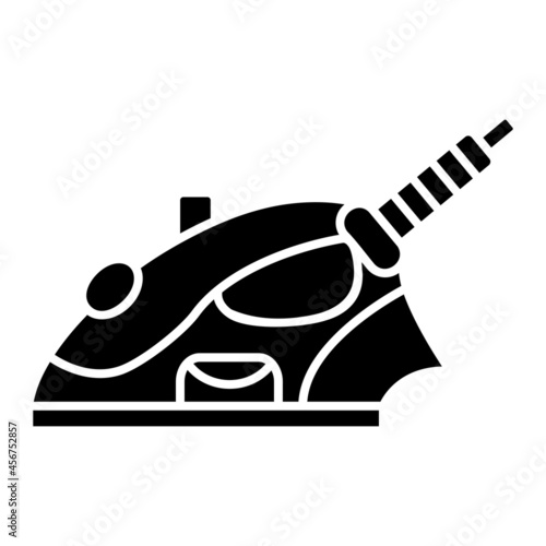 Vector Iron Glyph Icon Design