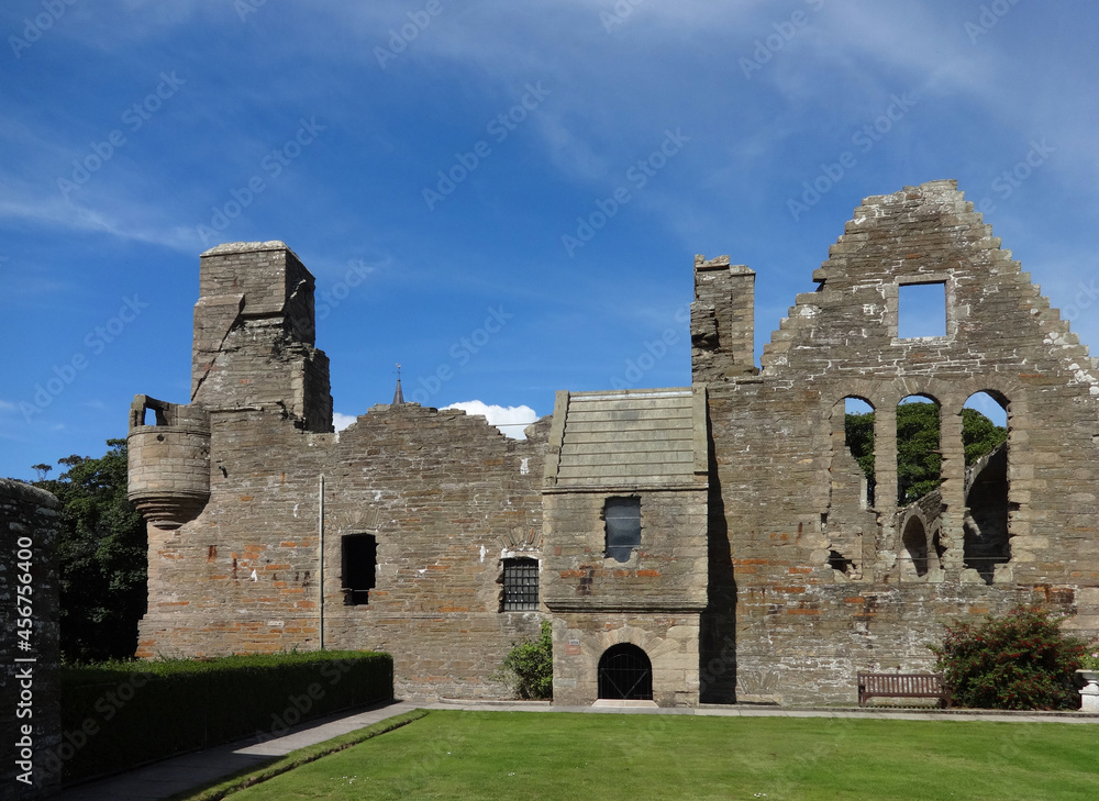 Bishop's & Earl's palaces, Kirkwall, Orkney, Scotland