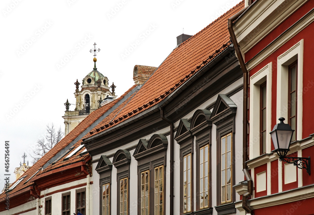 Old street in Vilnius. Lithuania Old street in Vilnius. Lithuania