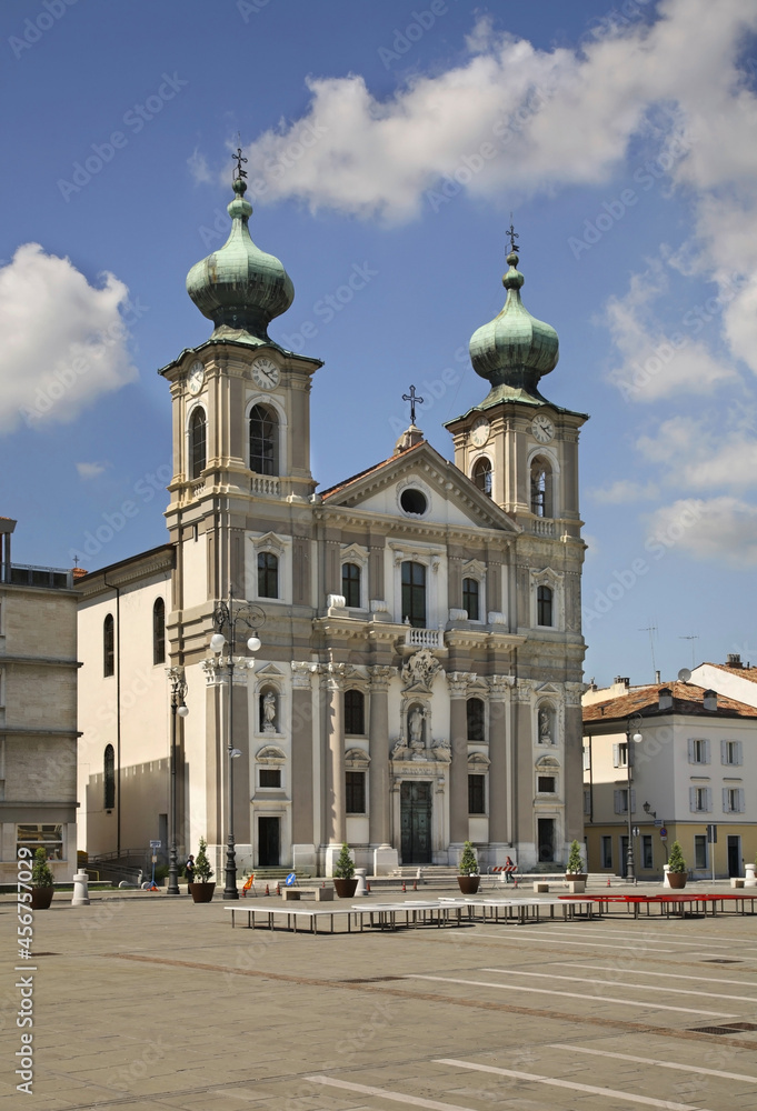 Church of Saint Ignatius in Gorizia. Italy