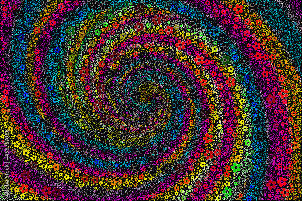 abstract colorful spiraling . good as background
