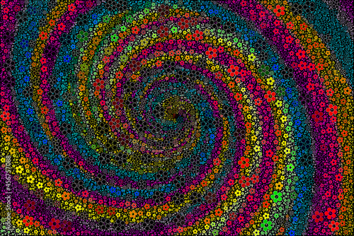 abstract colorful spiraling . good as background 