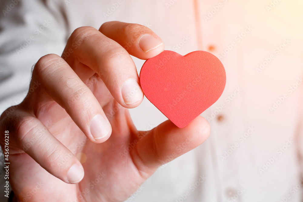 Heart in hand. Donate, love, health, and medicine concept. Heart in hand. Donate, love, health, and medicine concept.