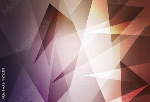 Light Purple  Pink vector background with polygonal style.