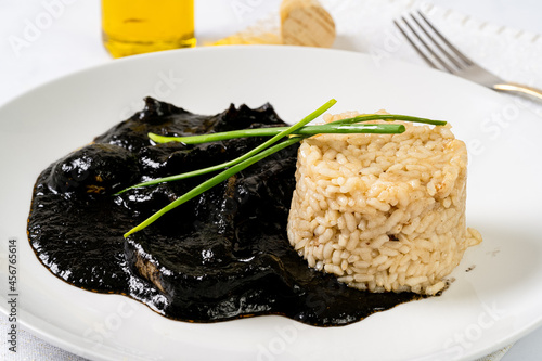 Spanish black typical food