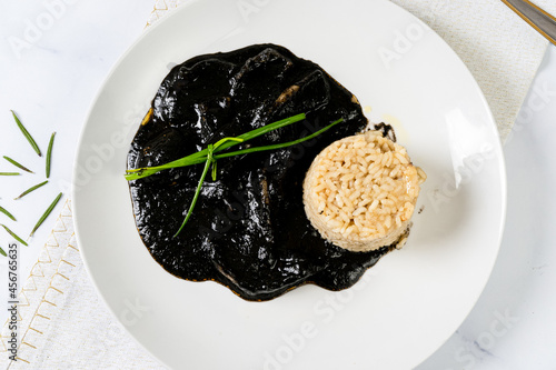 Spanish black typical food