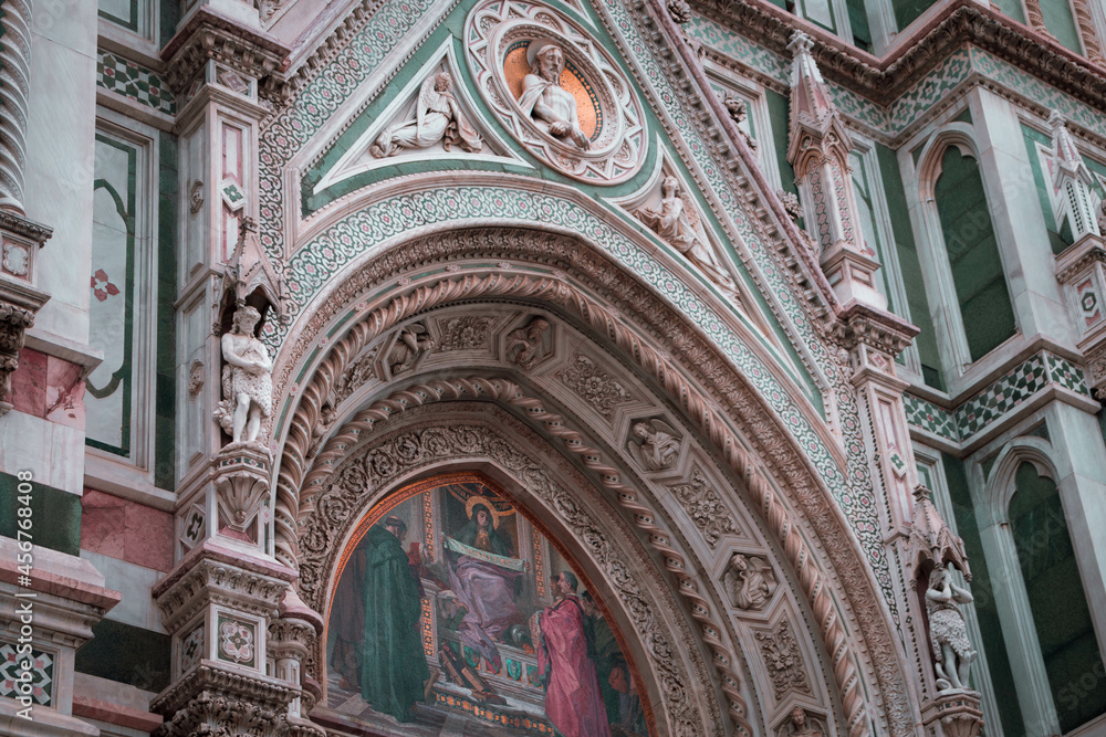 Church wall art on Santa Maria del fiore