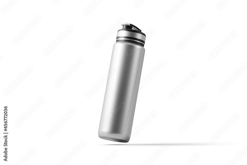 Metal thermos mockup. 3D rendering Metal thermos mockup. 3D rendering
