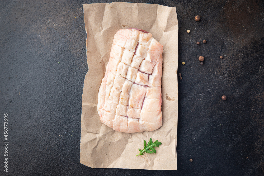 raw duck breast poultry meat fresh portion ready to eat meal snack on the table copy space food background rustic. top view keto or paleo diet raw duck breast poultry meat fresh portion ready to eat meal snack on the table copy space food background rustic. top view keto or paleo diet