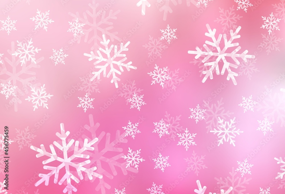 Light Pink vector pattern in Christmas style. Light Pink vector pattern in Christmas style.