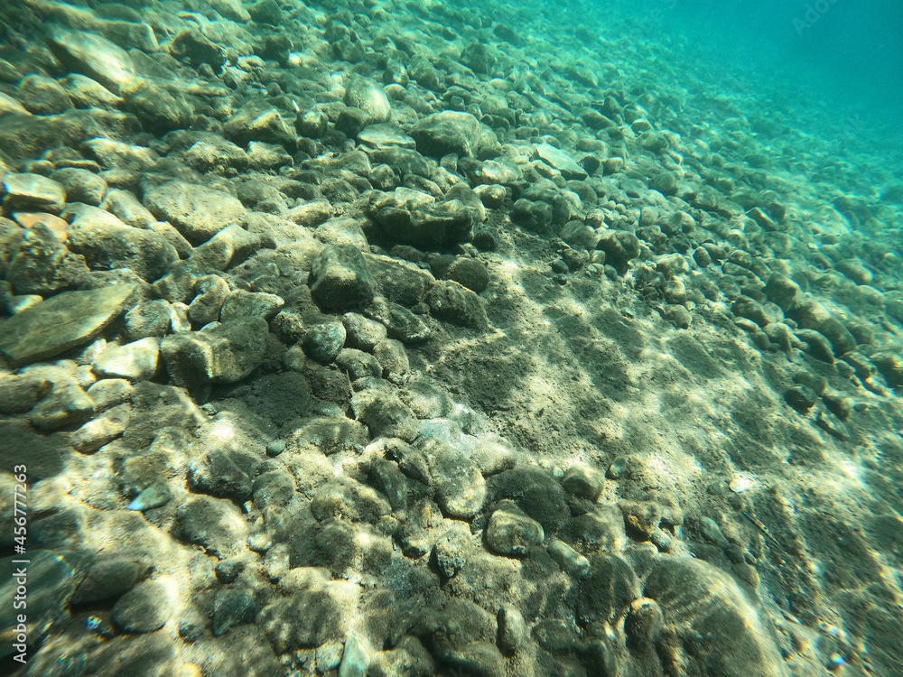 Underwater world of Mediterranean Sea. Near Marmaris, Turkey Underwater world of Mediterranean Sea. Near Marmaris, Turkey