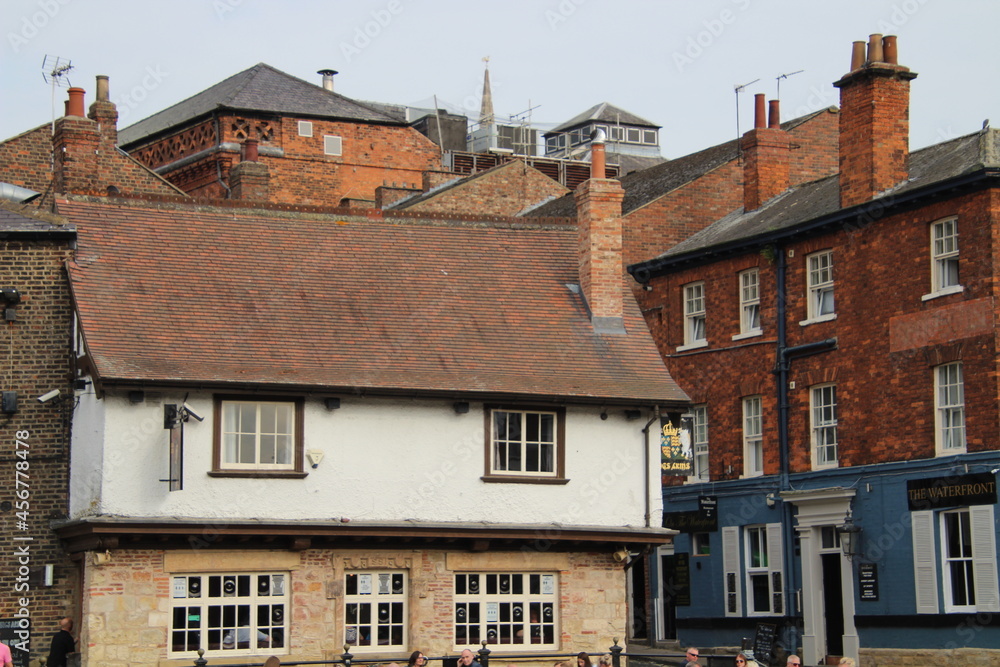 Fototapeta premium York England September 9th 2021. buildings around the city of York