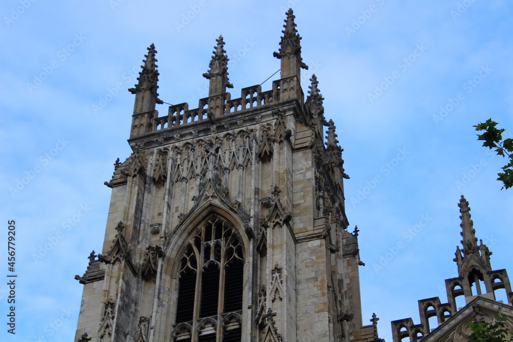 York minster Cathedral England 8th of September 2021.views of York minster showing the magnificent building 