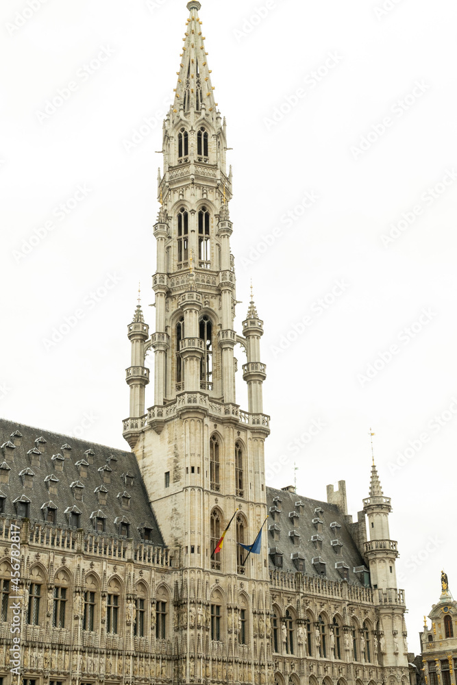 Bruges, Belgium. September 30, 2019: Great Palace of Brussels.