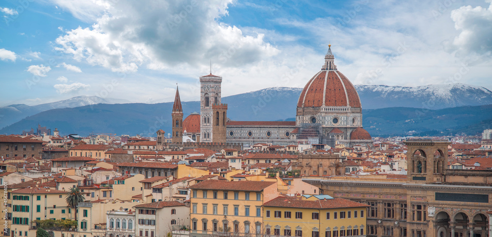 Fototapeta premium Florence city view from above