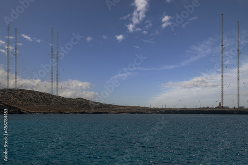 The British radar station at Cape Greko in Cyprus