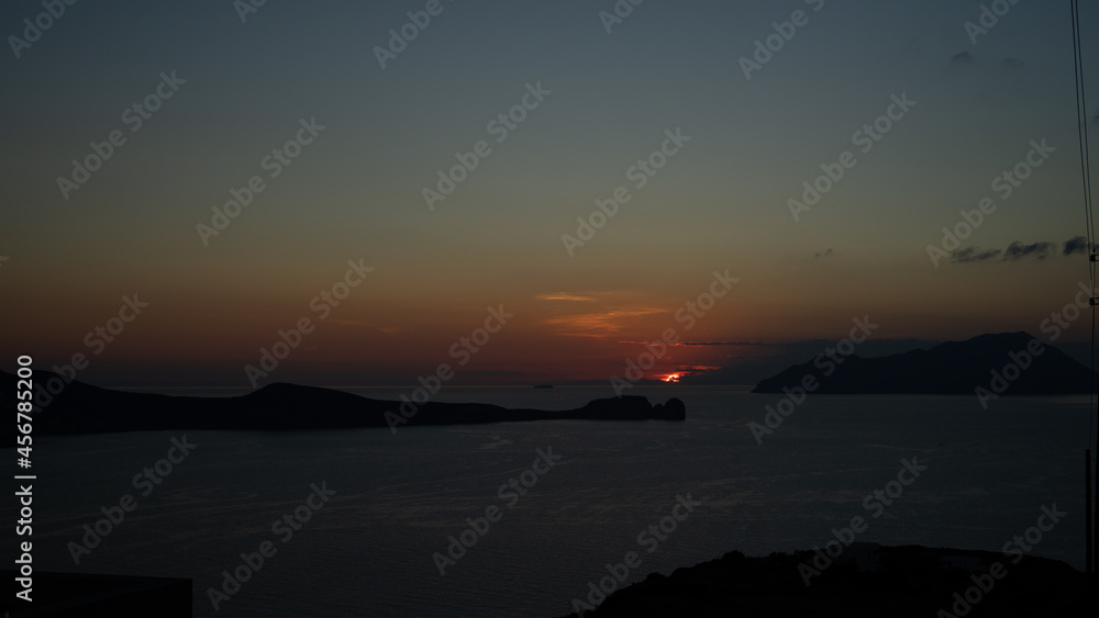 Obraz premium sunset over the sea