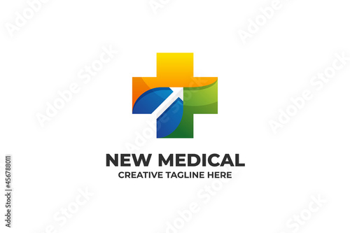 Free Download Medical Healthcare Colorful Gradient Logo - GFXLoad