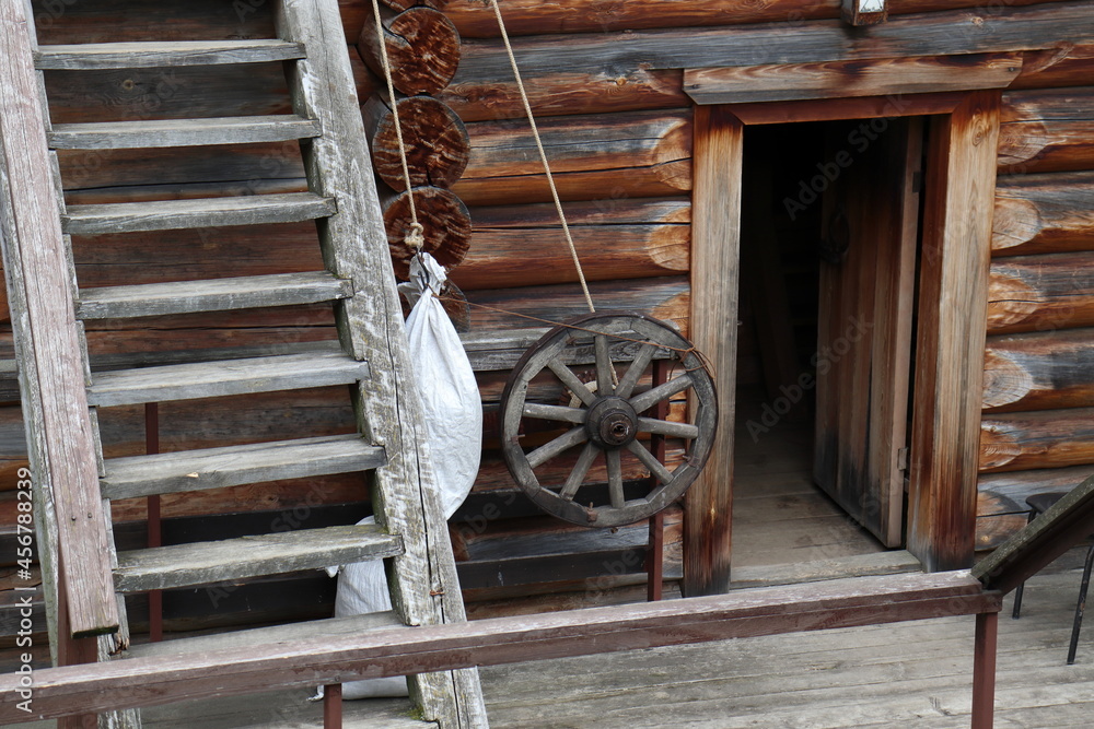Fototapeta premium old wooden mill