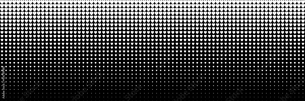 horizontal white heart shape design for pattern and background horizontal white heart shape design for pattern and background