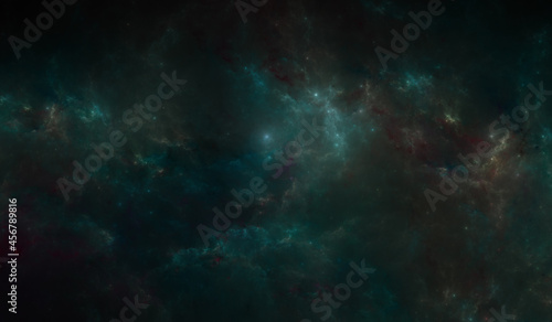 Fototapeta Naklejka Na Ścianę i Meble -  Fictional Nebula #34 - High Resolution (13k) - Sci-fi Space