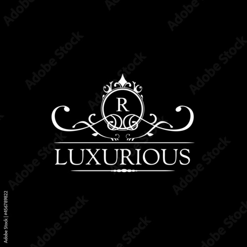 Luxury Logo template in vector for Restaurant  Royalty  Boutique  Cafe  Hotel  Heraldic  Jewelry  Fashion and other vector illustrations