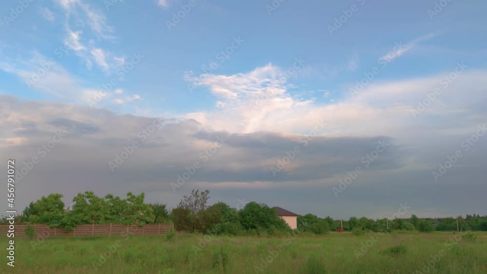 Rural cloudscape panorama nature outdoors Rural cloudscape panorama nature outdoors