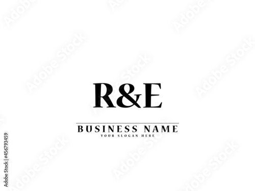 Letter RE Logo, Creative re r&e Logo Icon Vector Image For Your Simple Fashion, Apparel and Clothing Brand or all kind of use