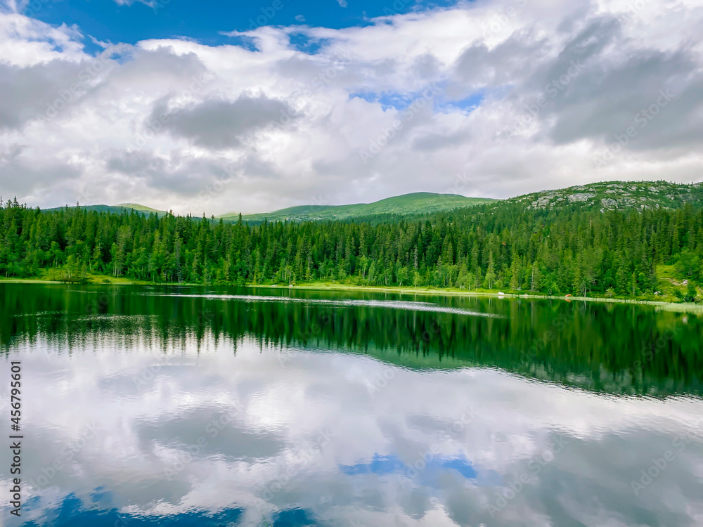 Obraz premium landscape with lake