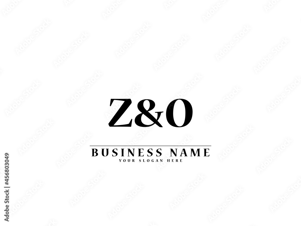 Letter ZO Logo, Creative zo z&o Logo Icon Vector Image For Your Simple Fashion, Apparel and Clothing Brand or all kind of use - obrazy, fototapety, plakaty 