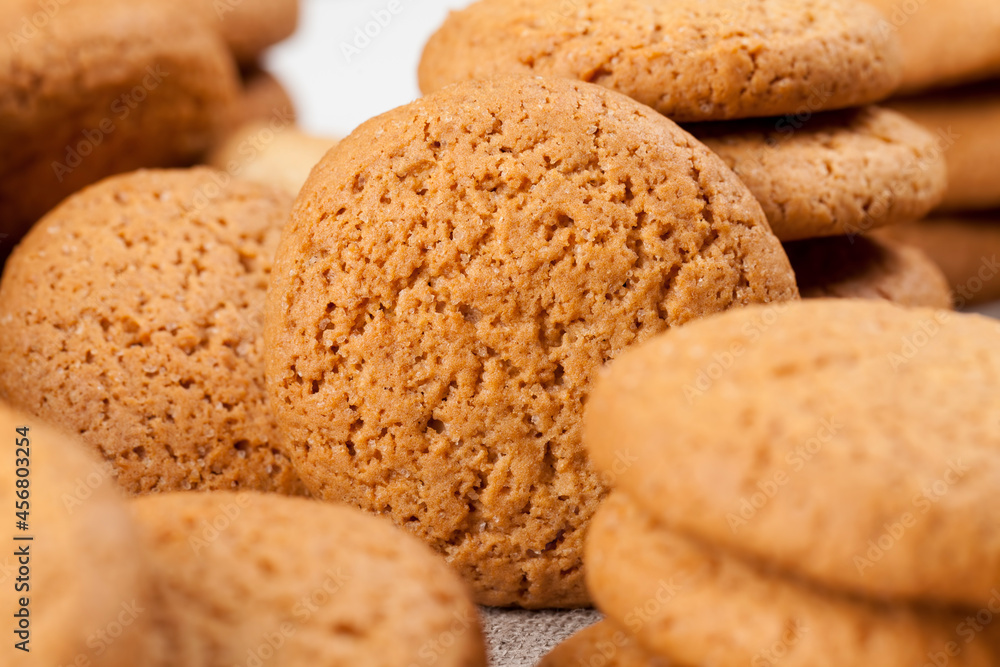 cookies baked with oatmeal and wheat flour cookies baked with oatmeal and wheat flour