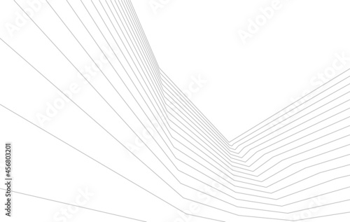 abstract architecture design digital drawing