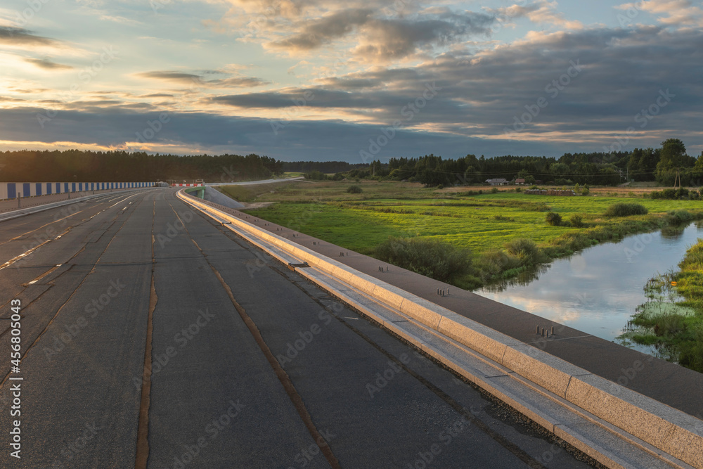 new bridge under construction in the narw valley