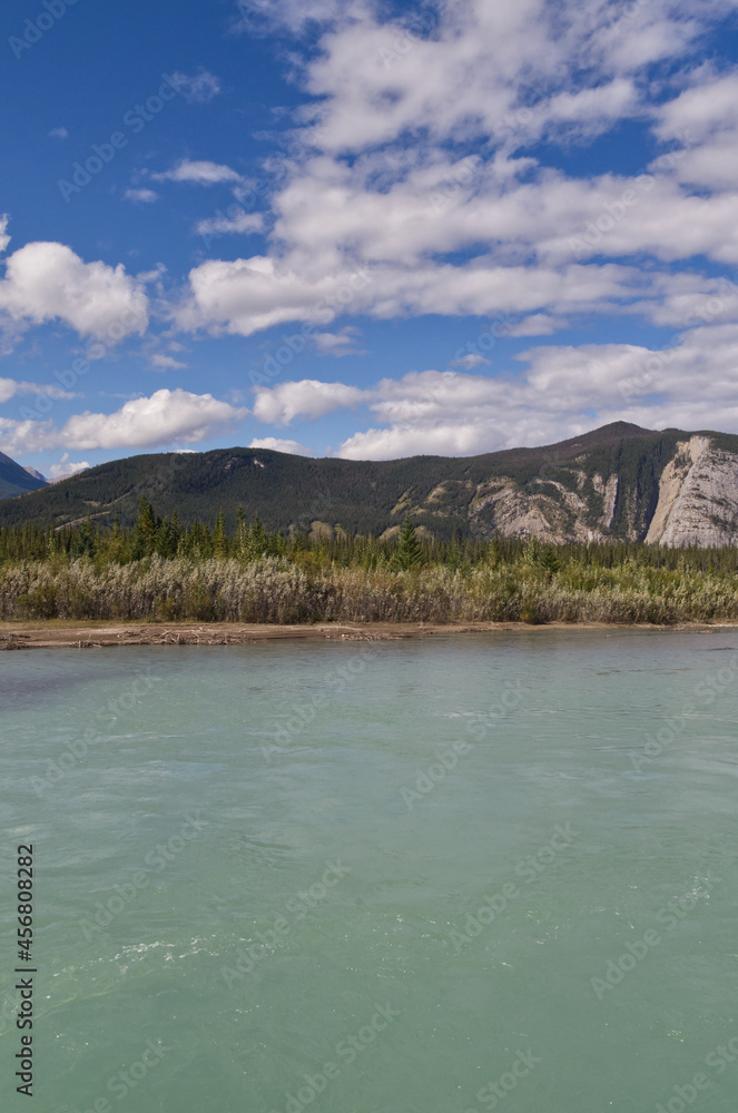 Athabasca River on a Warm Sunny Day