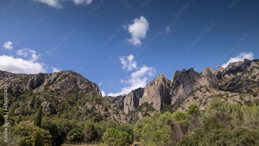 lopable timelapse of clouds passing over montserrat in barcelona lopable timelapse of clouds passing over montserrat in barcelona