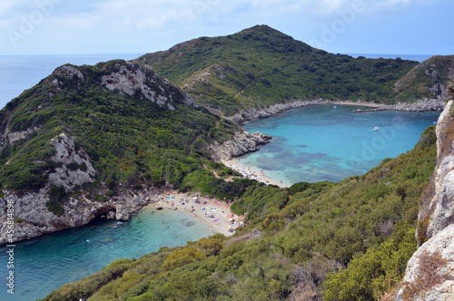 Porto Timoni Beach  Afionas  Korfu  Griechenland