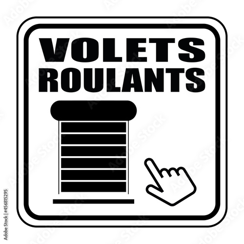 Logo volets roulants.