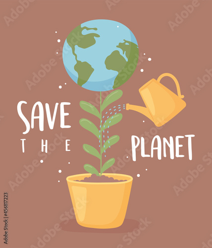 save the planet card