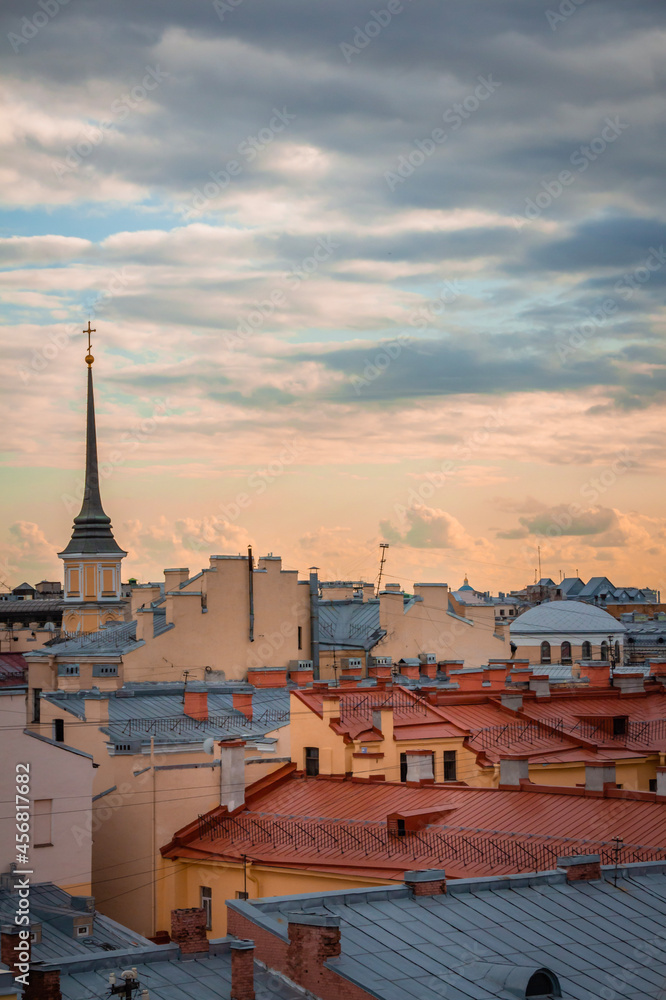 Fototapeta premium view of the city