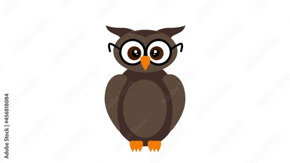 Funny cartoon owl getting dressed as a graduated university student hd animation. Funny cartoon owl getting dressed as a graduated university student hd animation.