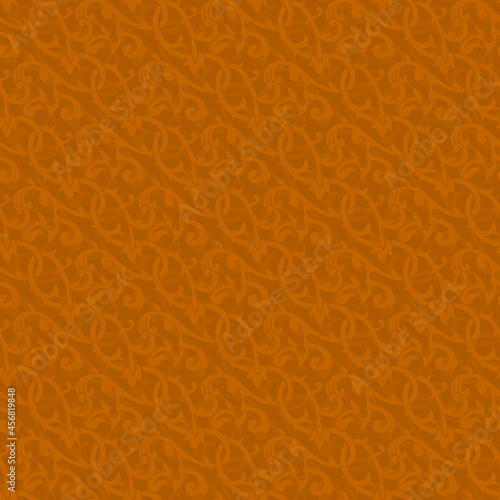 Seamless orange abstract geometric pattern for decoration of fabrics, srapbook or packaging