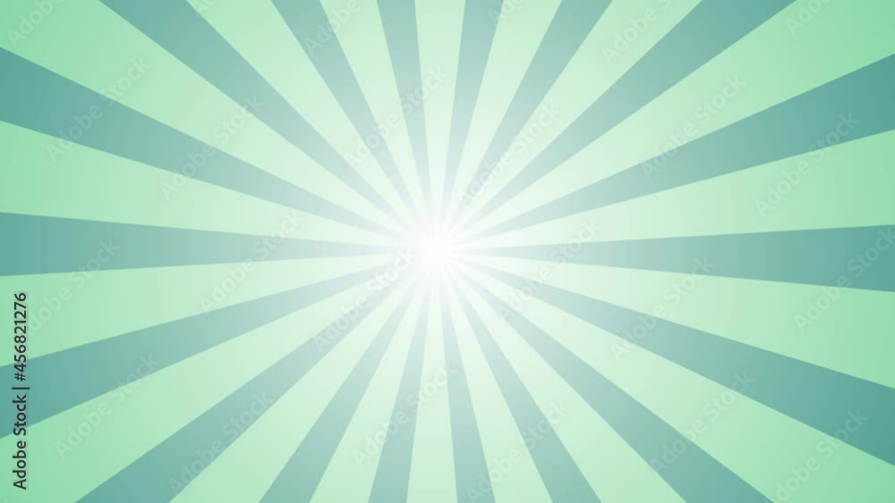 Colorful green gradient striped rays 2D animation background. Motion graphics abstraction seamless looping. Colorful green gradient striped rays 2D animation background. Motion graphics abstraction seamless looping.