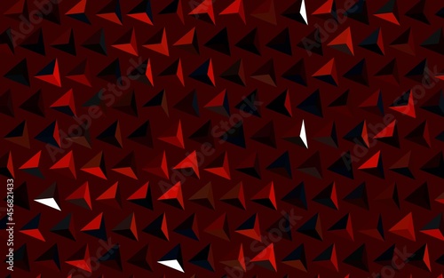 Dark Blue  Red vector texture with triangular style.