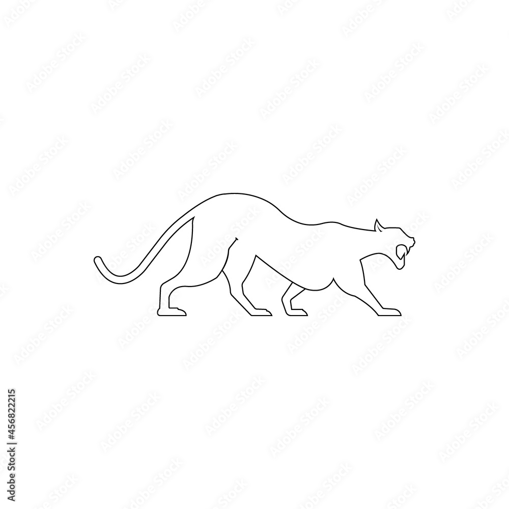 Fototapeta premium Puma icon